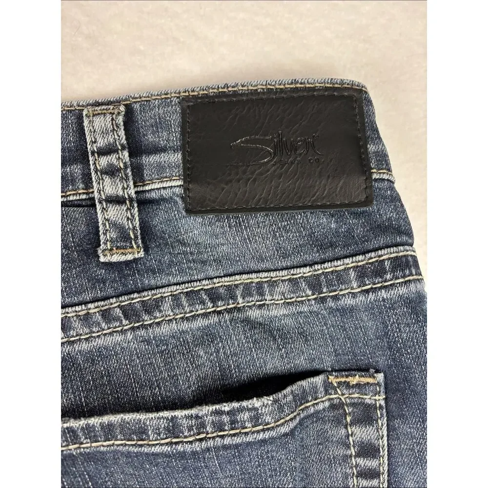 Silver Jeans Co Craig Men’s Relaxed Straight Leg Jeans W36 L30 Medium Wash Denim
